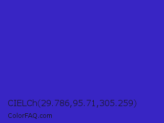 CIELCh 29.786,95.71,305.259 Color Image