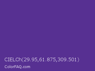 CIELCh 29.95,61.875,309.501 Color Image