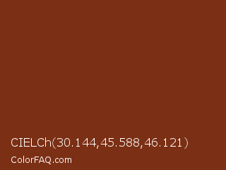 CIELCh 30.144,45.588,46.121 Color Image