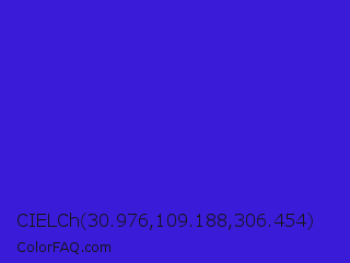 CIELCh 30.976,109.188,306.454 Color Image