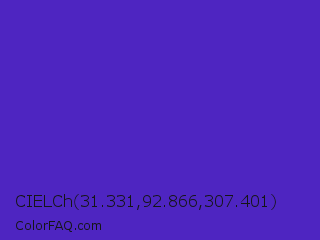 CIELCh 31.331,92.866,307.401 Color Image