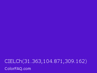 CIELCh 31.363,104.871,309.162 Color Image