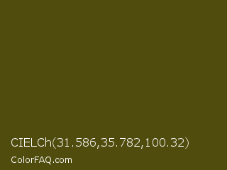 CIELCh 31.586,35.782,100.32 Color Image