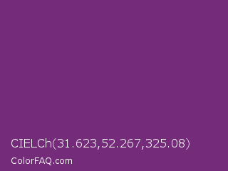 CIELCh 31.623,52.267,325.08 Color Image