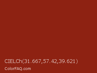 CIELCh 31.667,57.42,39.621 Color Image