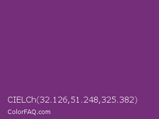 CIELCh 32.126,51.248,325.382 Color Image