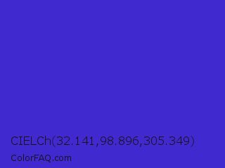 CIELCh 32.141,98.896,305.349 Color Image