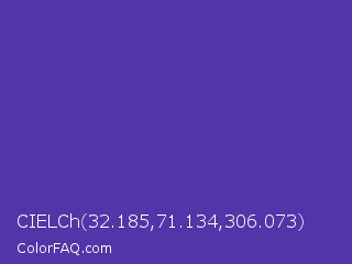 CIELCh 32.185,71.134,306.073 Color Image