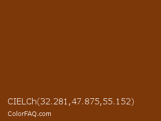 CIELCh 32.281,47.875,55.152 Color Image