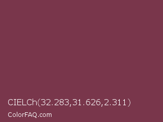 CIELCh 32.283,31.626,2.311 Color Image