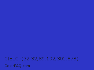 CIELCh 32.32,89.192,301.878 Color Image