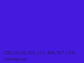 CIELCh 32.431,111.494,307.174 Color Image