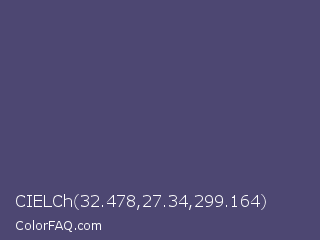 CIELCh 32.478,27.34,299.164 Color Image