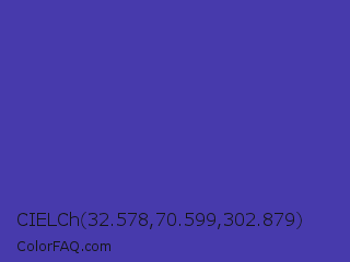 CIELCh 32.578,70.599,302.879 Color Image