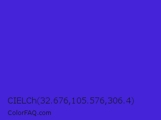 CIELCh 32.676,105.576,306.4 Color Image