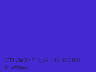 CIELCh 32.712,99.049,305.85 Color Image