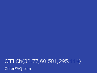CIELCh 32.77,60.581,295.114 Color Image