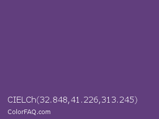 CIELCh 32.848,41.226,313.245 Color Image