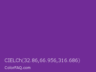 CIELCh 32.86,66.956,316.686 Color Image