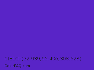 CIELCh 32.939,95.496,308.628 Color Image