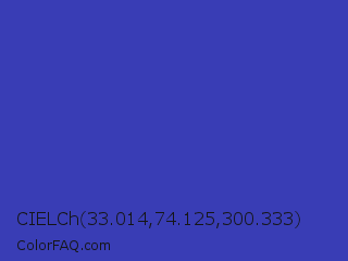 CIELCh 33.014,74.125,300.333 Color Image