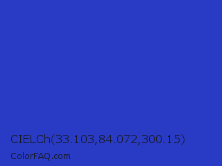 CIELCh 33.103,84.072,300.15 Color Image