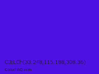 CIELCh 33.248,115.188,308.36 Color Image