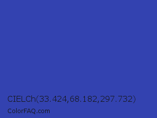 CIELCh 33.424,68.182,297.732 Color Image