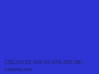 CIELCh 33.435,95.976,302.58 Color Image