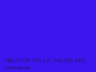 CIELCh 33.479,121.043,306.882 Color Image