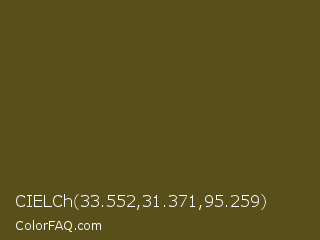 CIELCh 33.552,31.371,95.259 Color Image