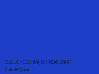 CIELCh 33.69,84.036,299 Color Image
