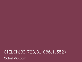 CIELCh 33.723,31.086,1.552 Color Image