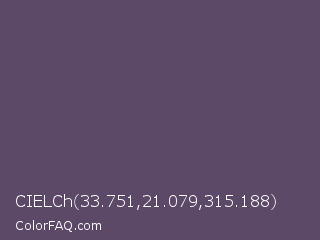 CIELCh 33.751,21.079,315.188 Color Image