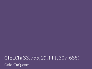 CIELCh 33.755,29.111,307.658 Color Image