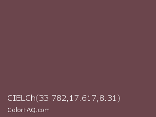 CIELCh 33.782,17.617,8.31 Color Image
