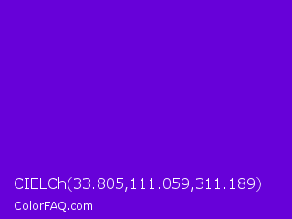 CIELCh 33.805,111.059,311.189 Color Image