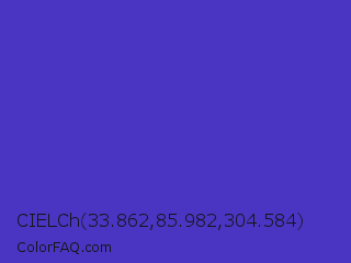 CIELCh 33.862,85.982,304.584 Color Image