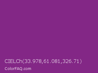 CIELCh 33.978,61.081,326.71 Color Image