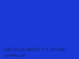 CIELCh 33.985,95.171,300.83 Color Image