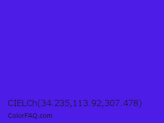 CIELCh 34.235,113.92,307.478 Color Image
