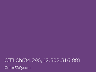 CIELCh 34.296,42.302,316.88 Color Image