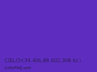 CIELCh 34.406,88.602,308.61 Color Image