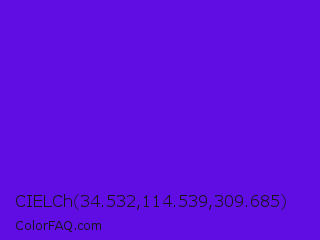 CIELCh 34.532,114.539,309.685 Color Image