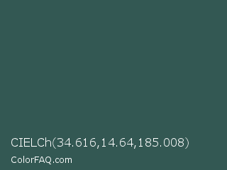 CIELCh 34.616,14.64,185.008 Color Image