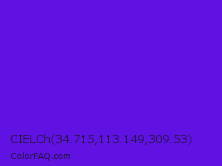 CIELCh 34.715,113.149,309.53 Color Image