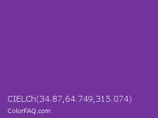 CIELCh 34.87,64.749,315.074 Color Image