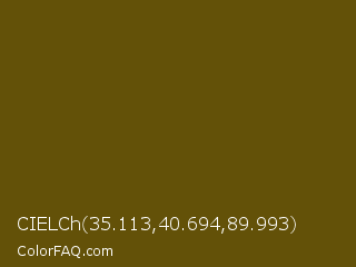 CIELCh 35.113,40.694,89.993 Color Image