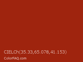 CIELCh 35.33,65.078,41.153 Color Image