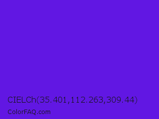 CIELCh 35.401,112.263,309.44 Color Image